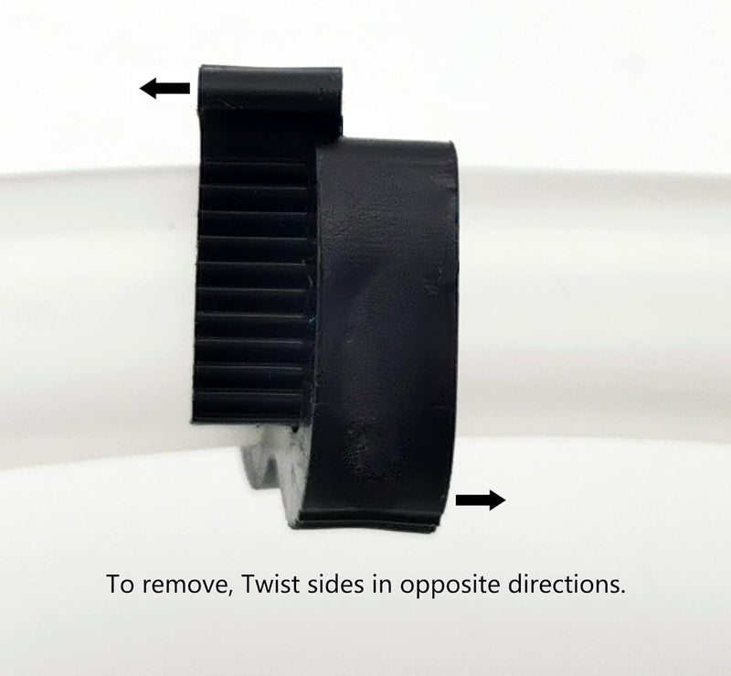 ALEGI Double Gripping Nylon Hose Clamps, Snap Grip Nylon Plastic Hose Clamps (9.0-9.9mm (3/8inch), 20pack) - Image 3